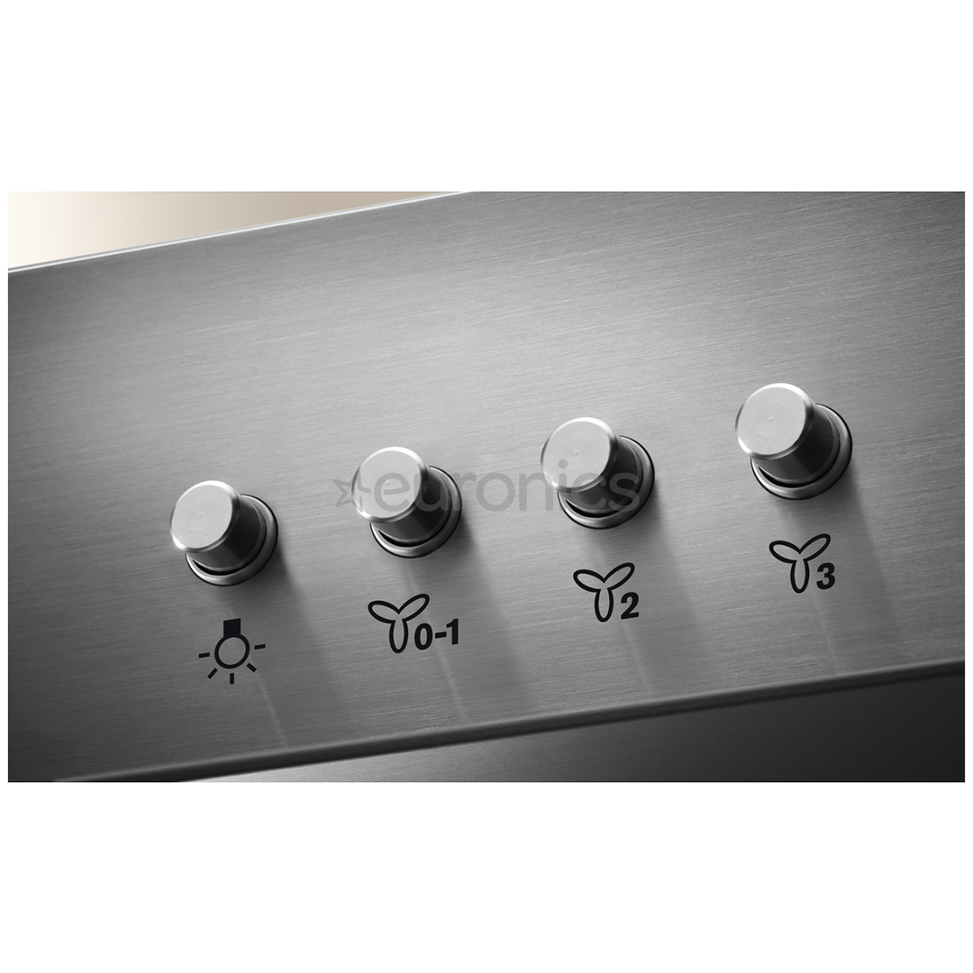 Electrolux, 420 m³/h, width 60 cm, inox - Cooker Hood