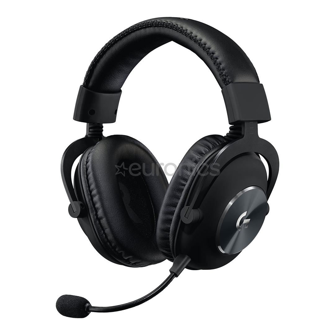 Logitech G PRO X, melna - Bezvadu austiņas ar mikrofonu