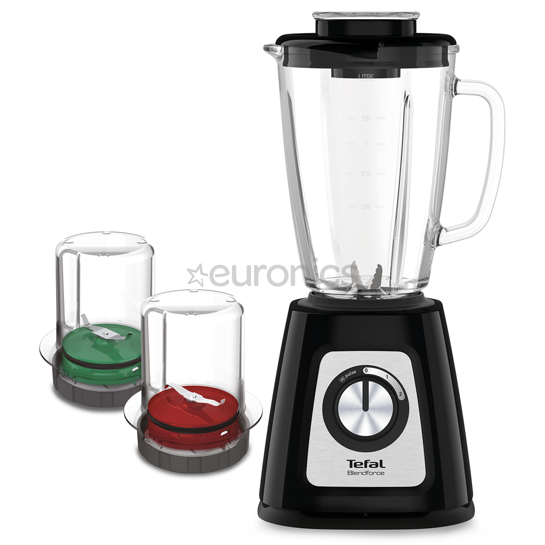 Tefal Blendforce 2 Glass, 800 W, 1.25 L, melna - Blenderis