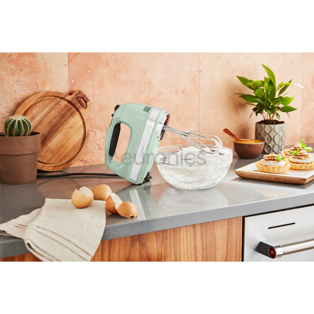 KitchenAid, 85 W, zaļa - Rokas mikseris