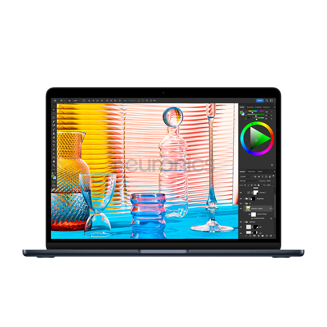 Apple MacBook Air 13 (2022), 13.6'', M2 8C/8C, 8 GB, 256 GB, ENG, tumši pelēka - Portatīvais dators