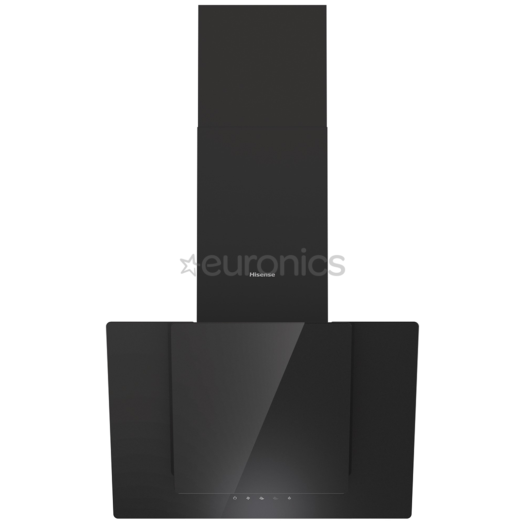 Hisense, 650 m³/h, 60 cm, black - Cooker hood