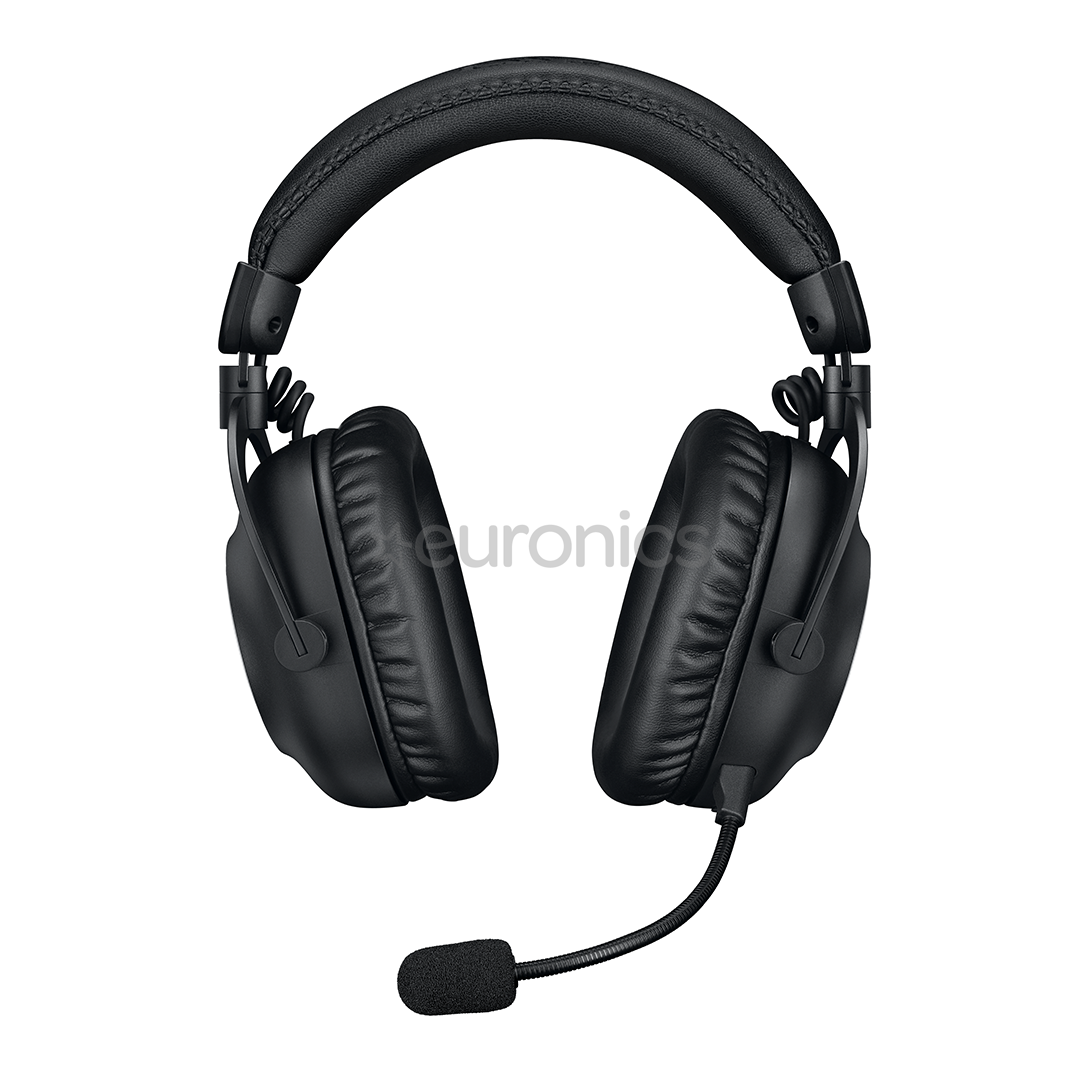 Logitech G PRO X 2, melna - Bezvadu austiņas ar mikrofonu