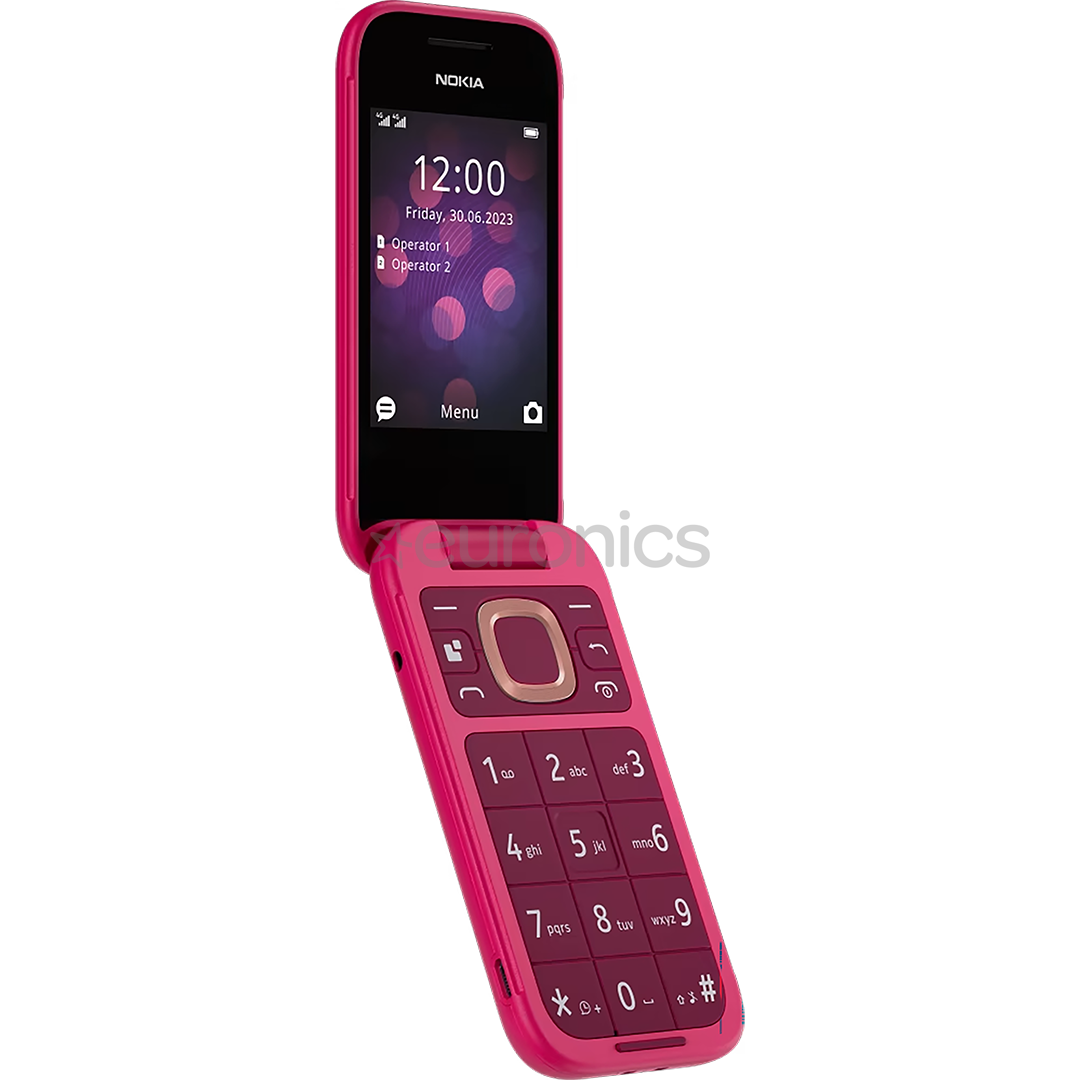 Nokia 2660 Flip, розовый - Мобильный телефон