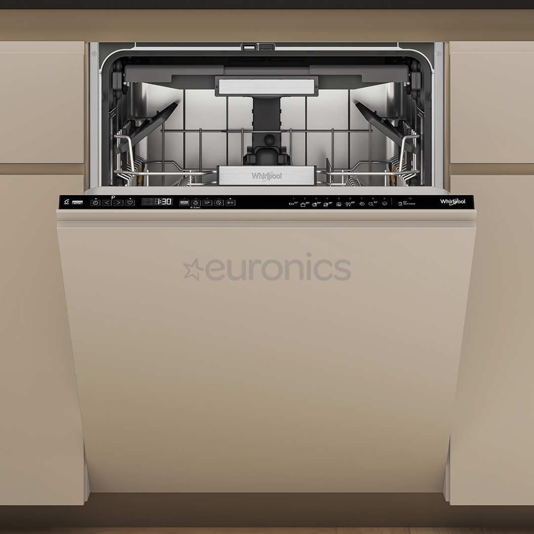 Whirlpool, 15 komplekti, platums 60 cm - Iebūvējama trauku mazgājamā mašīna