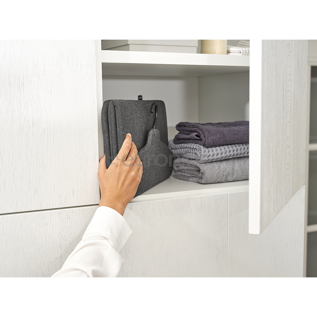 Brabantia, pelēka - Salokāma tvaika gludināšanas pamatne