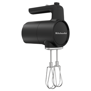 KitchenAid Go, bez akumulatora, matēta melna - Bezvadu rokas mikseris 5KHMR700BM