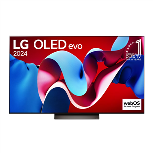LG evo C4, 77'', 4K UHD, OLED, pelēka - Televizors OLED77C42LA.AEU