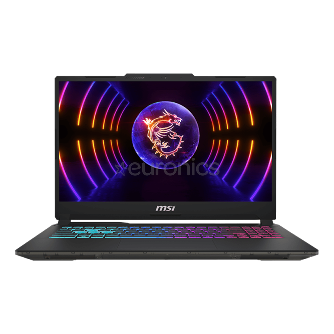 MSI Cyborg 15 A13V, 15,6'', 144 Hz, i7, 16 GB, 512 GB, RTX 4060, melna - Portatīvais dators
