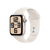 Apple Watch SE, 40 mm, GPS, sport band, S/M, bēša alumīnija / bēša - Viedpulkstenis