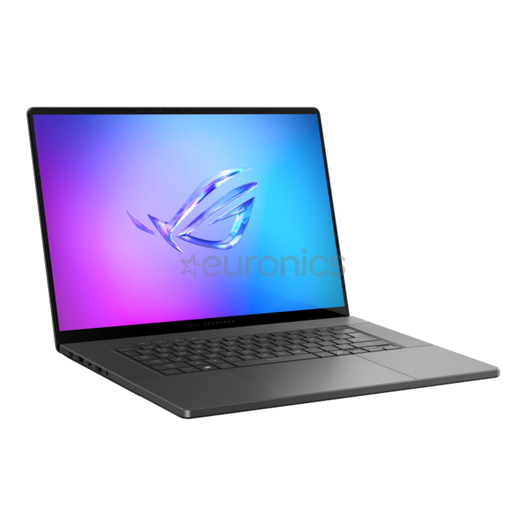 Asus ROG Zephyrus G16, 16'', 2.5K, OLED, 240 Hz, Ultra 9, 32 GB, 1 TB, RTX 5080, ENG, tumši pelēka - Portatīvais dators