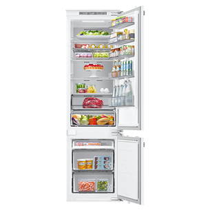 Samsung, NoFrost, 298 L, augstums 194 cm - Iebūvējams ledusskapis BRB80F30AEF0EO
